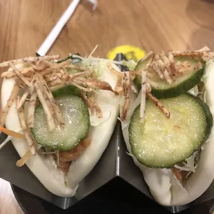 Fried Eggplant Bao Bao Buns