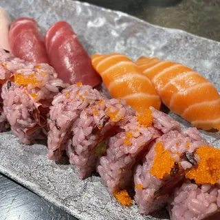 6 Sashimi with Oasis Roll