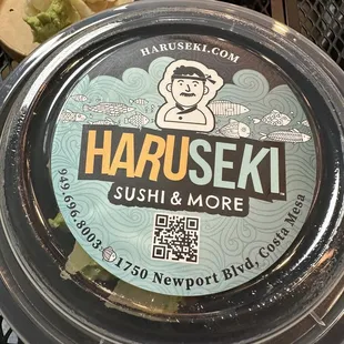 Packaging for the Avocado Mix Crispy Rice