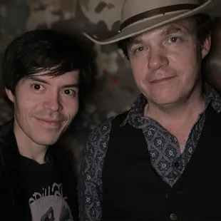 Gregg Garvey after his musical set.