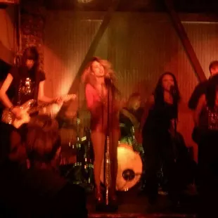 Alexandra and the Starlight band plays. She has a lot of Tina Turner in her - gritty soul and Passion.