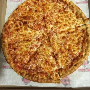 Large cheese pizza