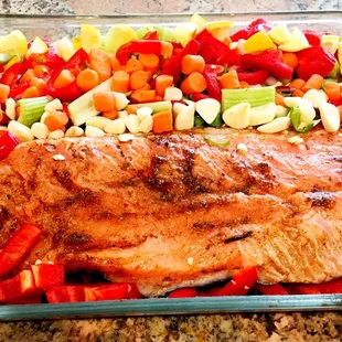 Fish with vegetables