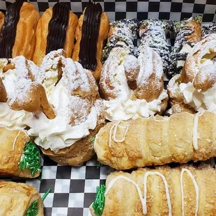 Assorted cream filled yumminess-my favorites