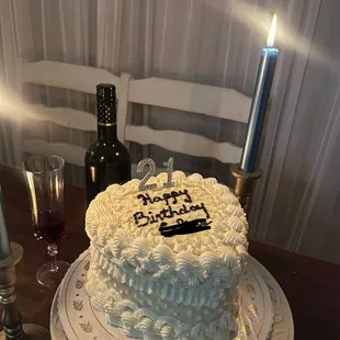 a birthday cake
