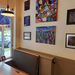 artwork on the wall