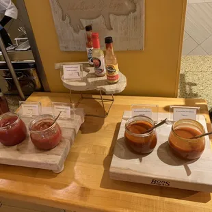 Breakfast Buffet - Hot sauce selection