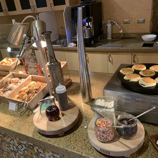 Breakfast Buffet - waffle and pancake station