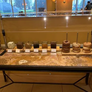 Breakfast Buffet - bagel and spread selection