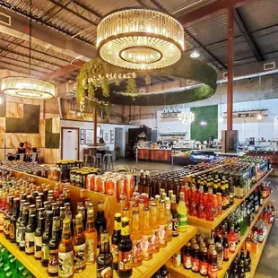 Many options to drink