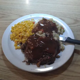 Hamburger Steak Dinner