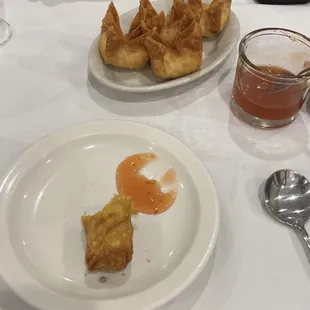 103. Fried Cream Cheese Wontons