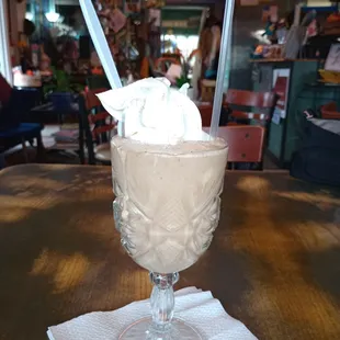 Apple pie smoothie, non-dairy . Amazing, taste just like spiced apple pie &amp;ice cream.