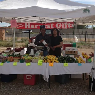 Clarabelle &amp; Solomon.  Local farmers and terrific people!  Know you are supporting wonderful, hard working folks.