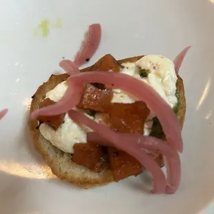 Squash bruschetta