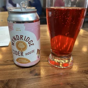 Wyndridge cider - jelly donut