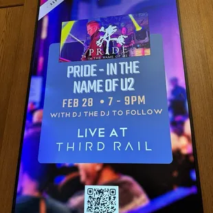 Nice info on local shows posted  inside