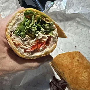 Southwest Turkey Wrap.  If you think you don&apos;t like turkey, THIS might change your mind.