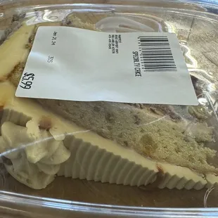 Banana Foster cake is OUTRAGEOUSLY good (and also borderline too sweet)