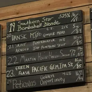 AWESOME beer selection. Ginger Mead Beer on tap! WOW!!!