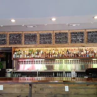 Great selection of craft beers as well as spirits
