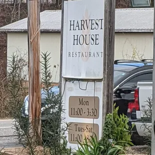 Outside sign