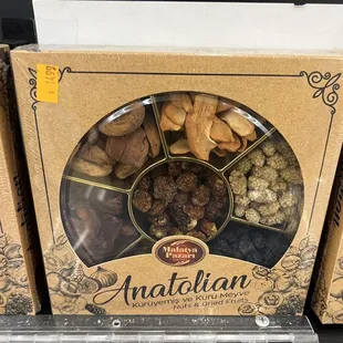 a variety of nuts