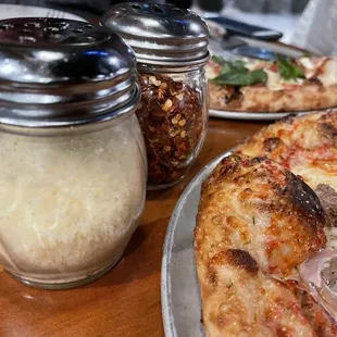 Grated Parmesan Cheese &amp; Red Pepper Flakes