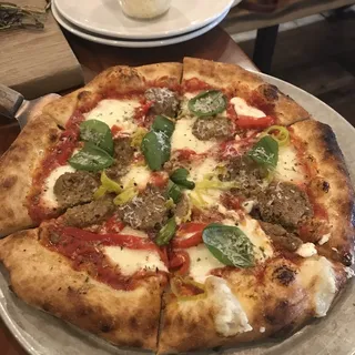 Meatball Pizza