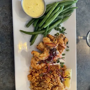 Shrimp lunch special!