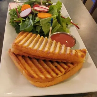Panini with Salad