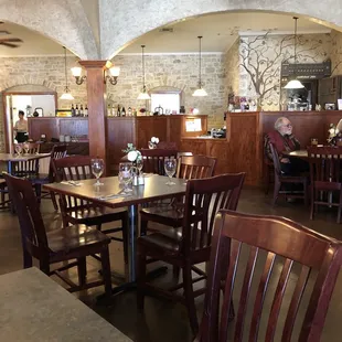 View of the restaurant. Very open layout.