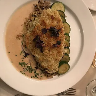 Parmesan Crusted Flounder