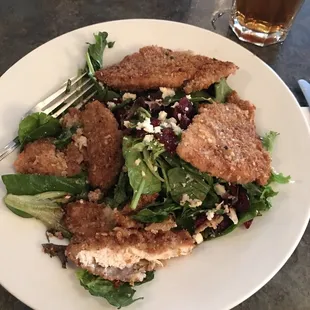Pecan Crusted Chicken Salad