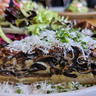 The Wild Mushroom Quiche was excellent. But I didn't care for the salad.