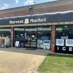 the front of the store