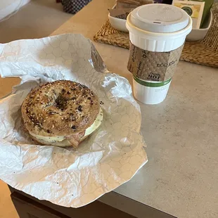 Breakfast bagel