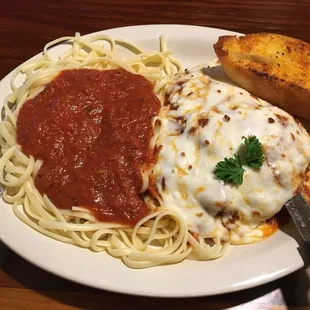 Chicken Parm....  looked good tasted good!