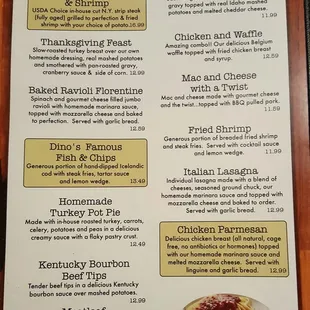 New Menu