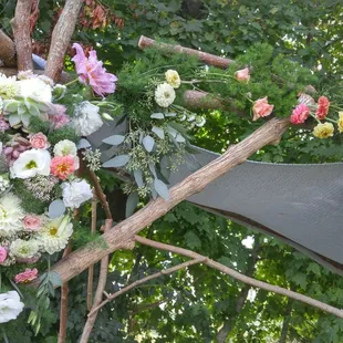 Arbor or Chuppah corner swag