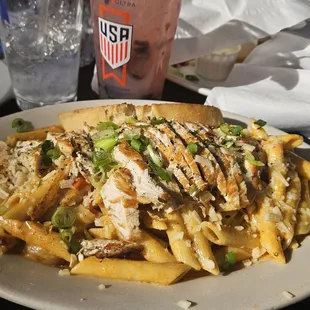 Cajun Pasta (added chicken)