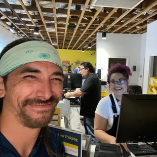 Me,Whitley and Chris with Tom in the back