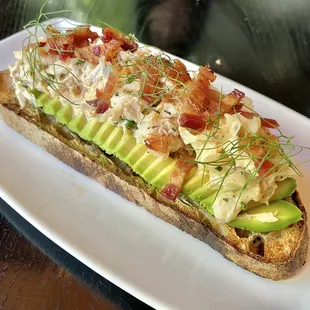 Crab Avocado Toast
