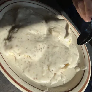 Biscuits and gravy!