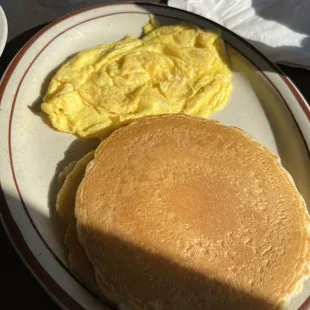 Pancakes and eggs!