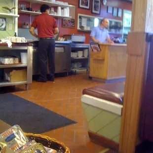 two people in the kitchen