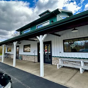 Front entrance to store