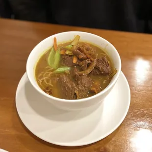 Curry Beef Noodle Soup