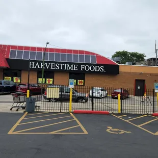 Store from parking lot