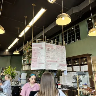 Menu board